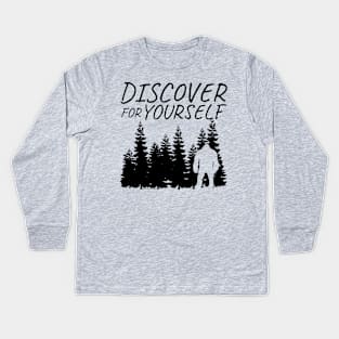 Discover for Yourself Kids Long Sleeve T-Shirt